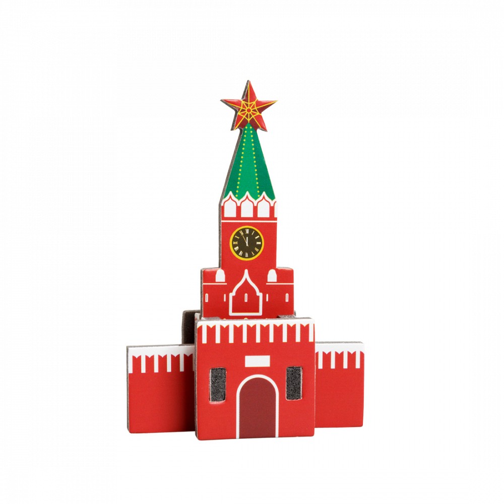 Фото - Спасская башня. Серия Новогодние. Игра настольно-печатная Объемные пазлы