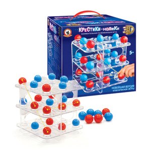 Фото игрушки Настольная игра "Крестики-нолики 3D"