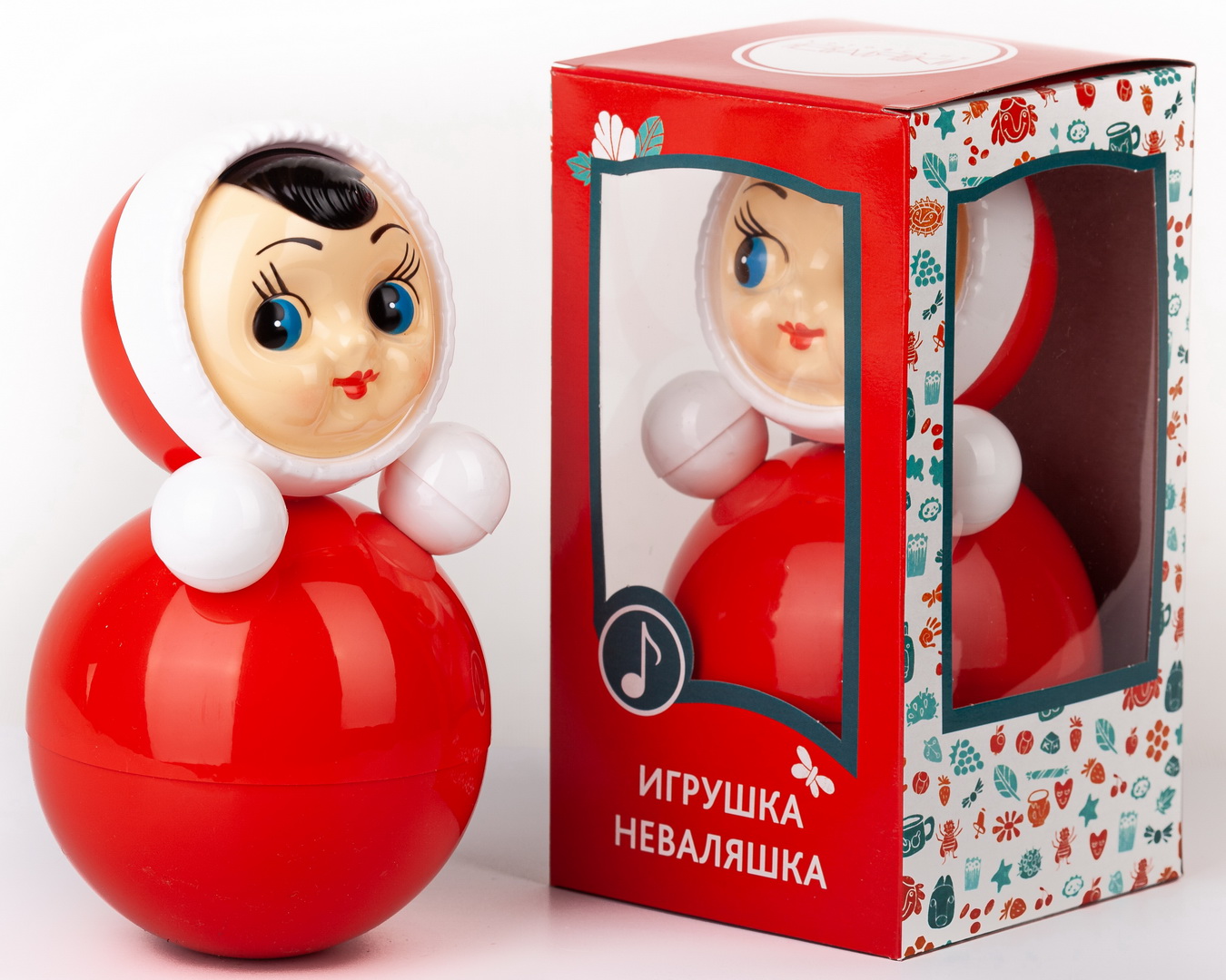 Фото Котовская неваляшка "Ксюша" (большая)  21 см