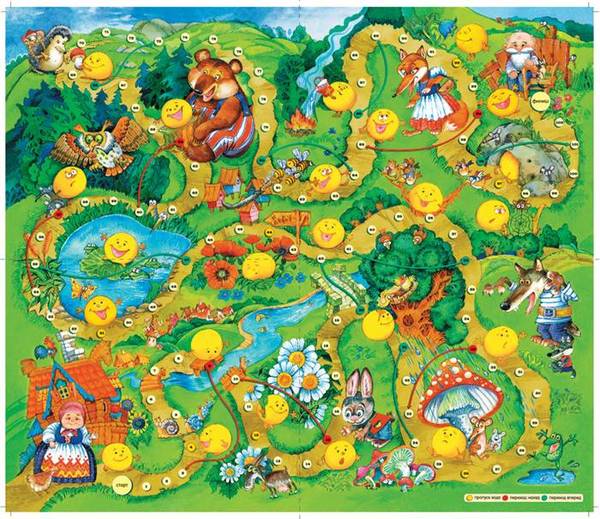 Фото игрушки Игра -ходилка."Приключения колобка"