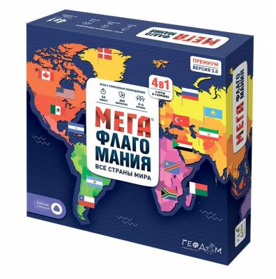 Фото Игра настольная "Мегафлагомания"