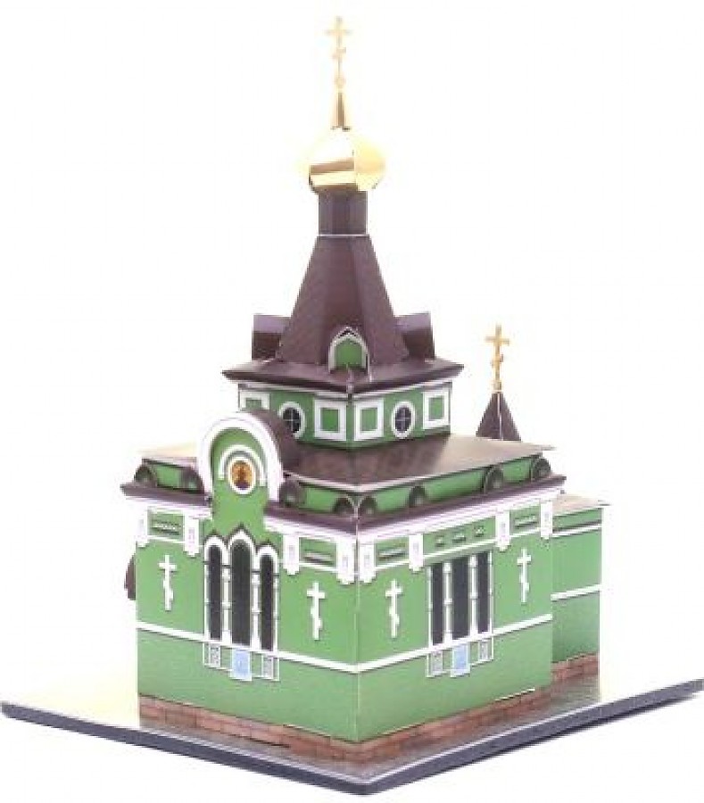 Фото - Часовня Ксении Петербургской. Сборная модель из картона