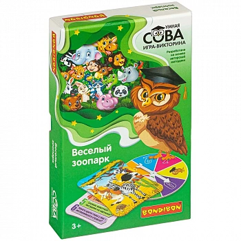 Фото игрушки Игра-викторина "Умная Сова. Веселый зоопарк."