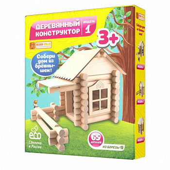 Фото игрушки Конструктор "Собери дом из бревнышек № 1"