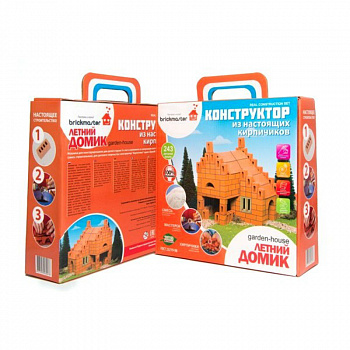Фото игрушки Летний домик из настоящих кирпичиков